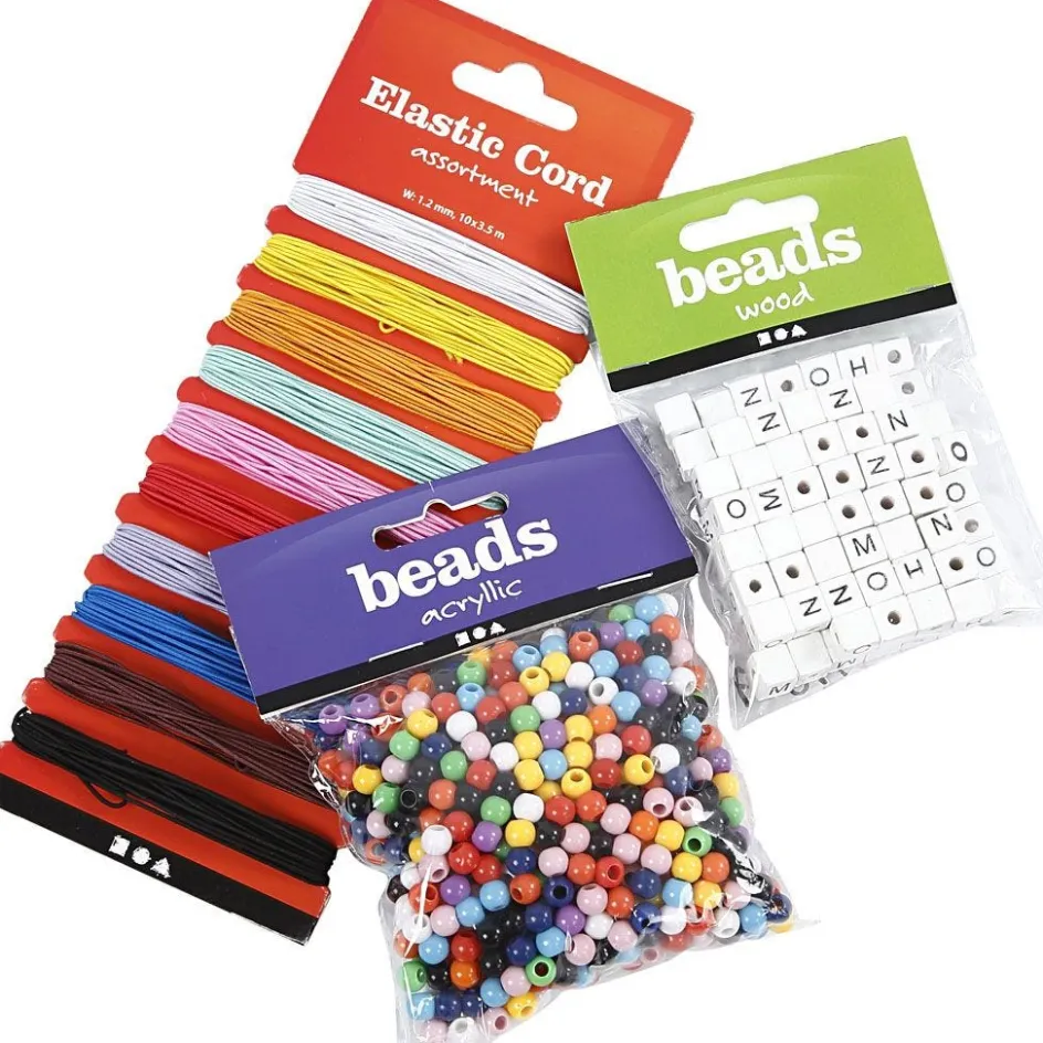 Creativ Company Letter Bead Bracelet Set| Beads|Diy-Kits, Beads And Jewellery Making