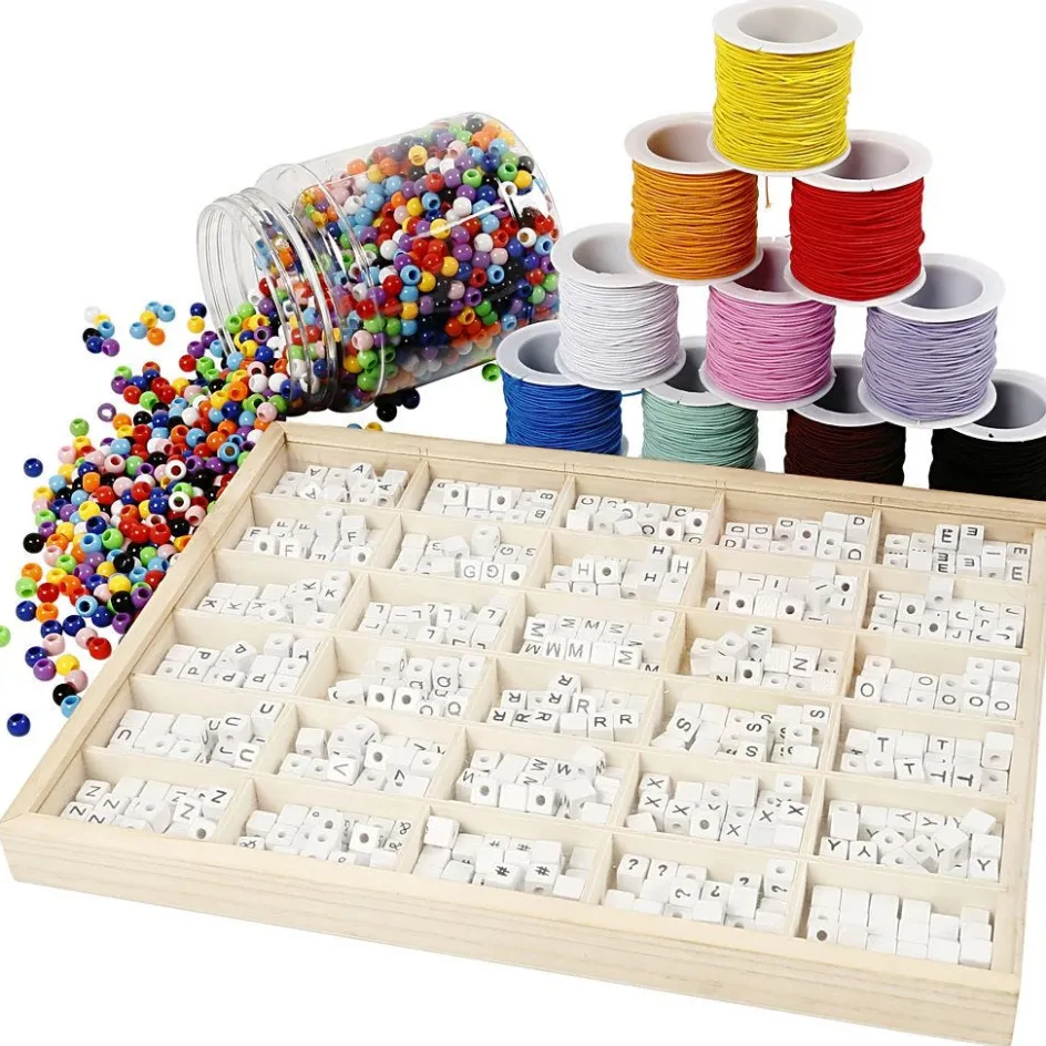 Creativ Company Letter Bead Bracelet Set| Creative Classroom Sets|Beads