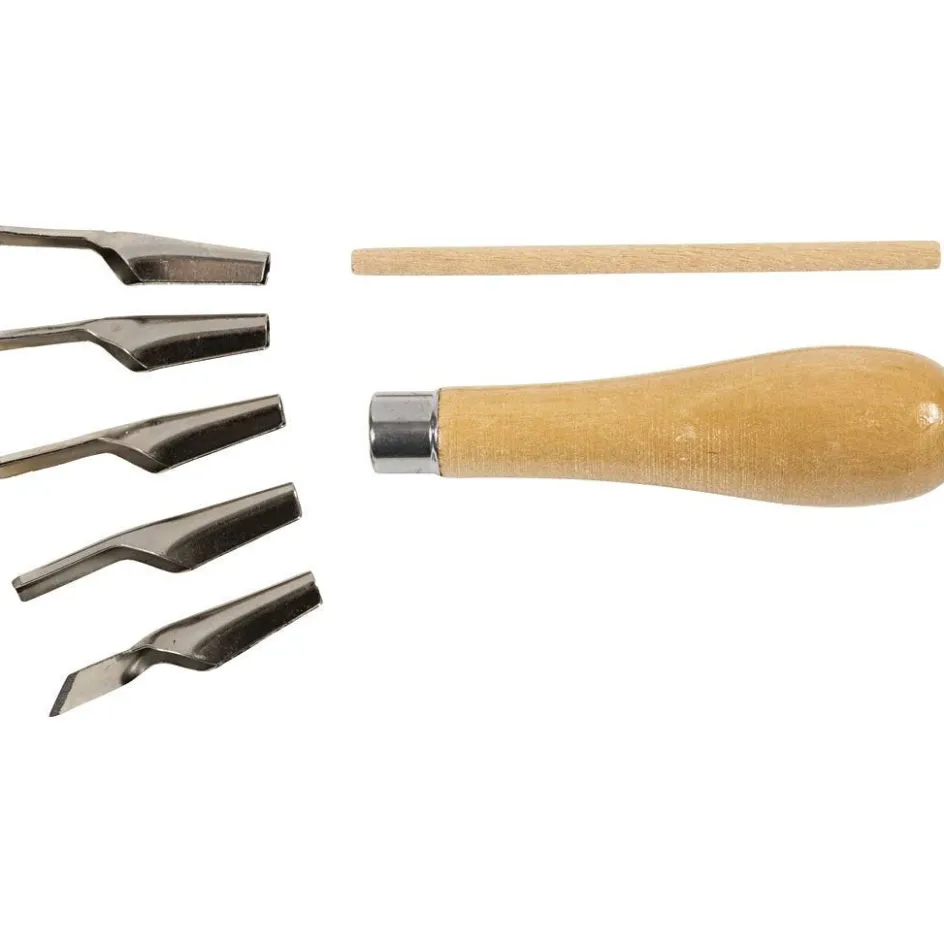 Creativ Company Linoleum Cutting Set| Paints And Painting Accessories|Linoleum Prints