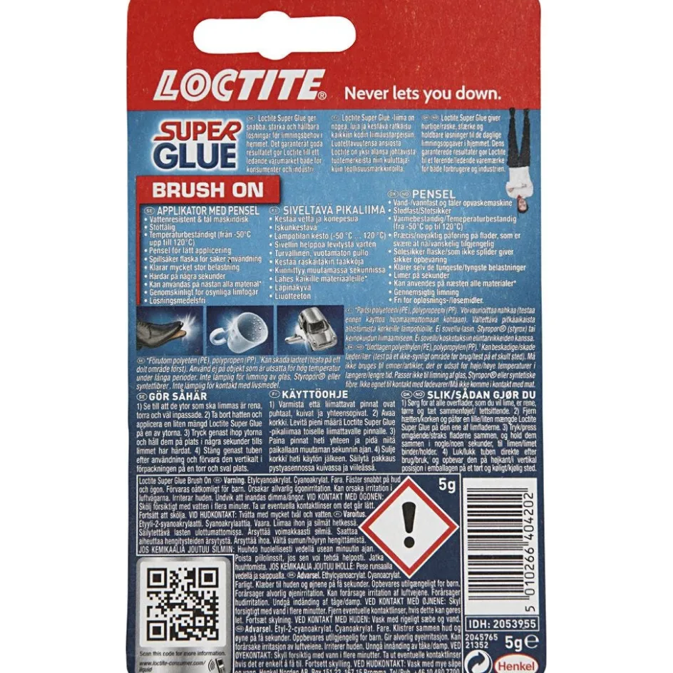 Creativ Company Loctite Super Brush-on Instant Glue| Glue, Lacquer And Wax