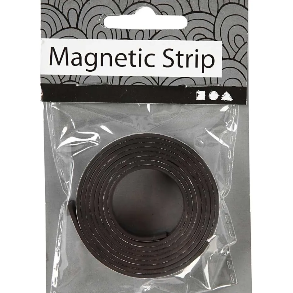 Creativ Company Magnetic Strip| Key Rings And Badges