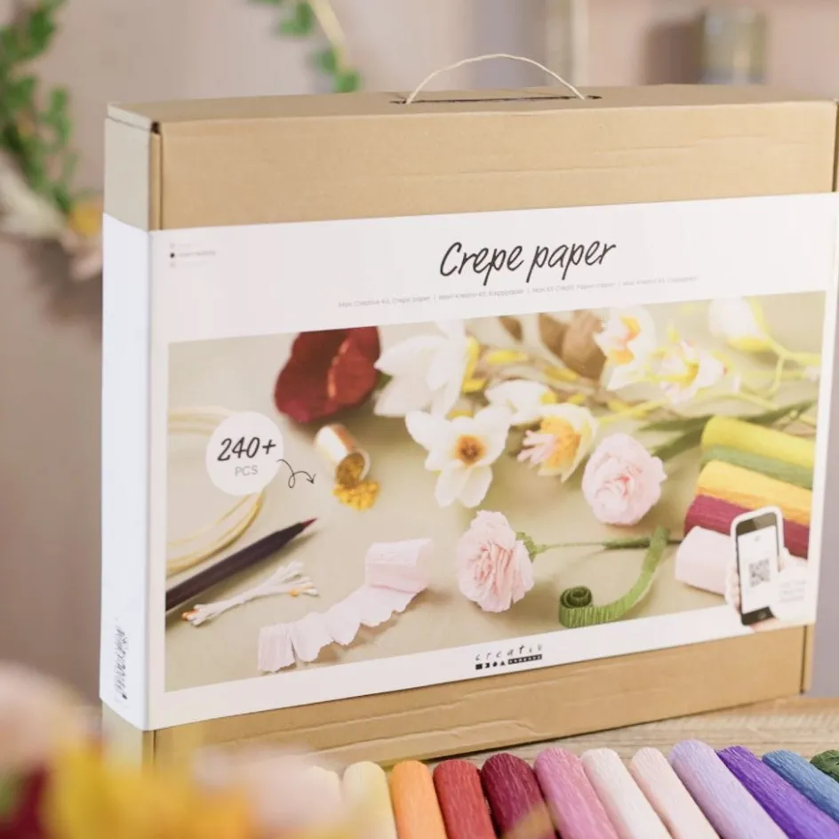 Creativ Company Maxi Craft Kit Crepe Paper| Paper And Card|Diy-Kits, Paper Crafts