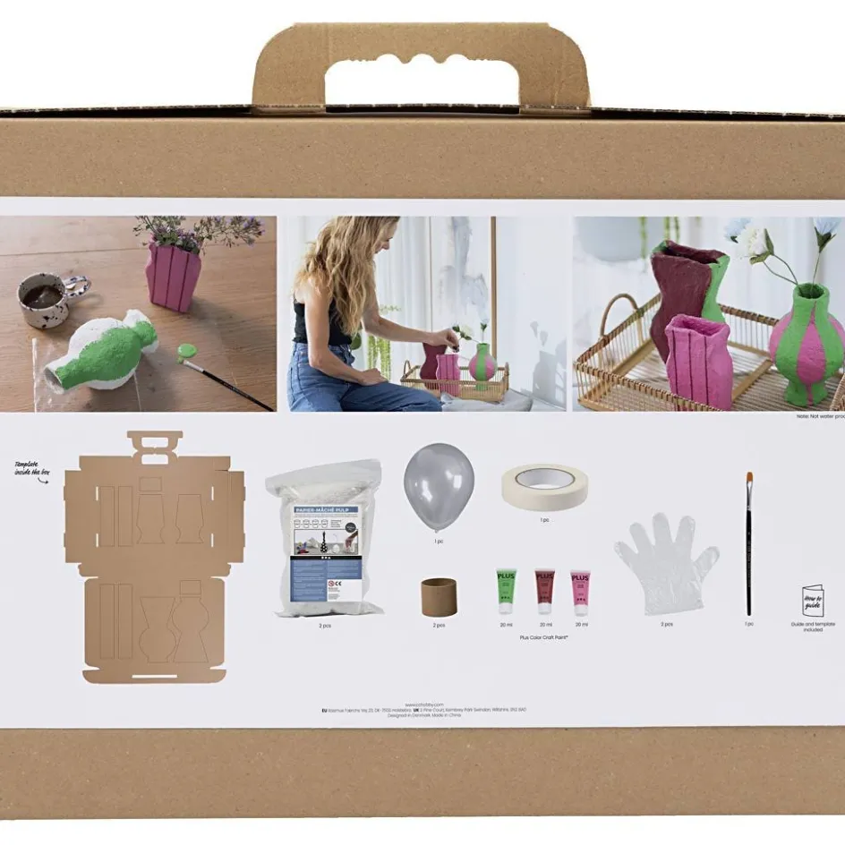 Creativ Company Maxi Craft Kit Modelling| Air Drying Clay And Modelling Compounds|Diy-Kits, Modelling And Casting