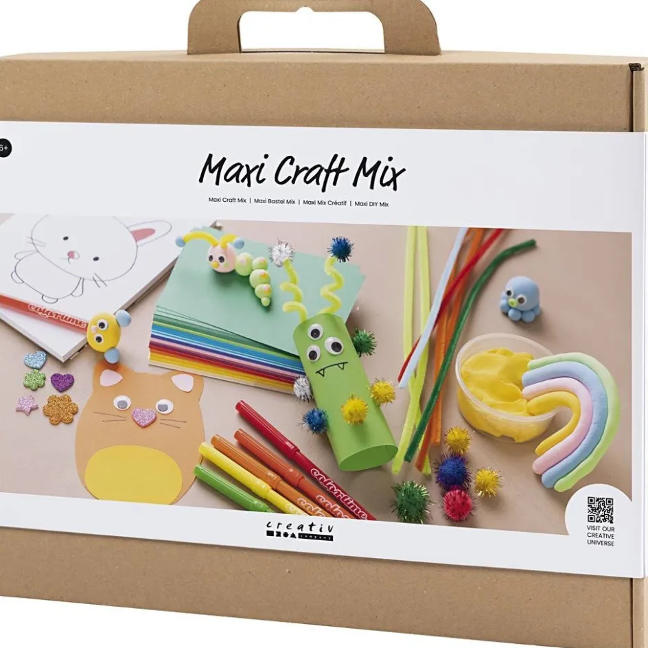 Creativ Company Maxi Craft Mix| Diy-Kits, Basic Items And Tools