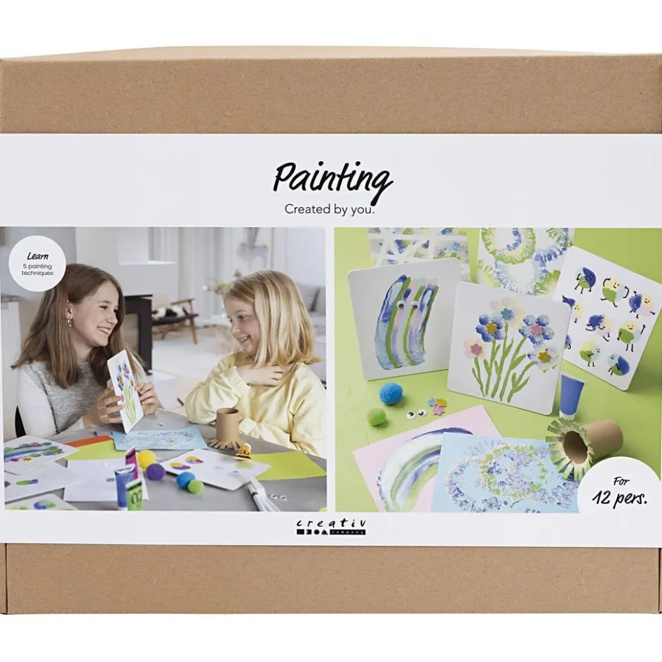 Creativ Company Mega Craft Kit Painting| Creative Classroom Sets|Textile Decoration