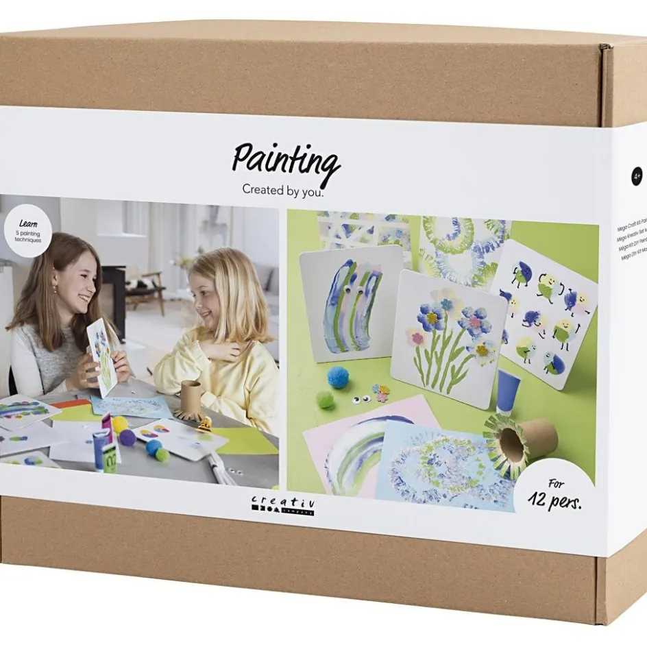 Creativ Company Mega Craft Kit Painting| Creative Classroom Sets|Textile Decoration
