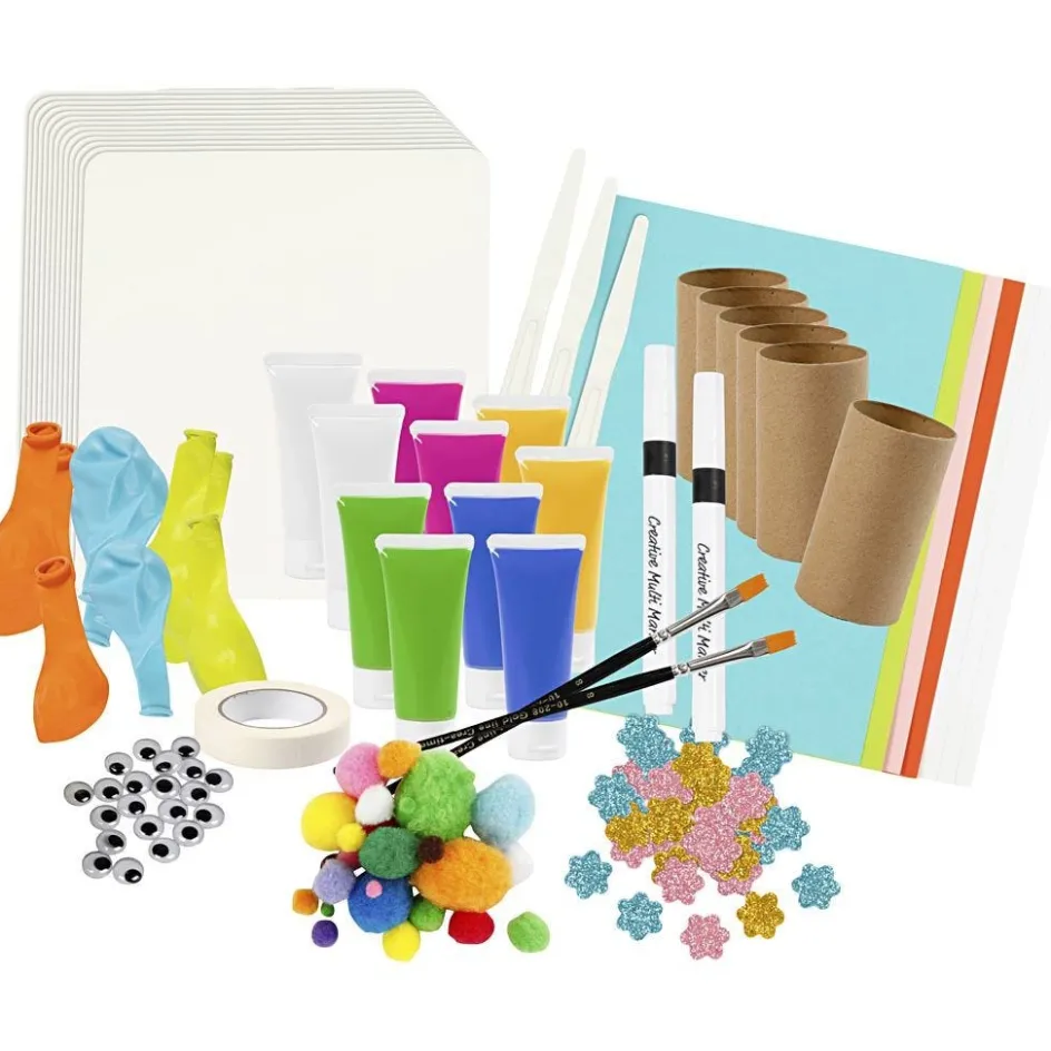 Creativ Company Mega Craft Kit Painting| Creative Classroom Sets|Textile Decoration