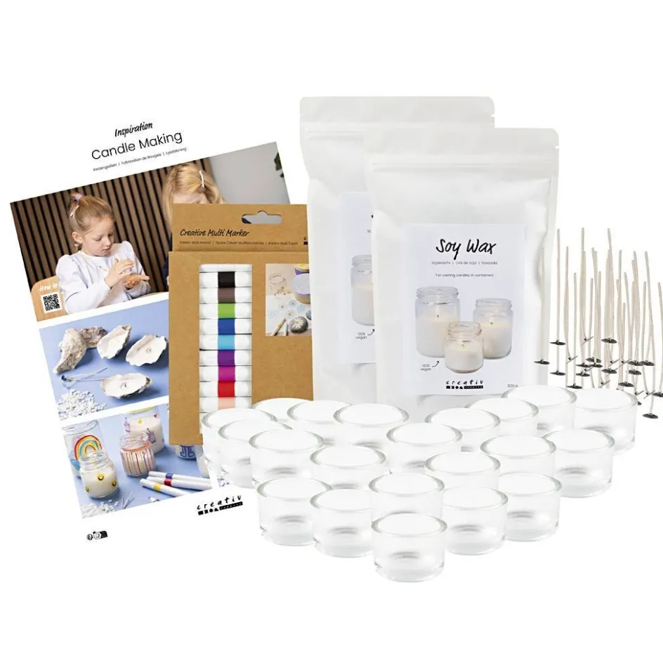 Creativ Company Mega Craft Mix Candle Making| Creative Classroom Sets|Resin Cast