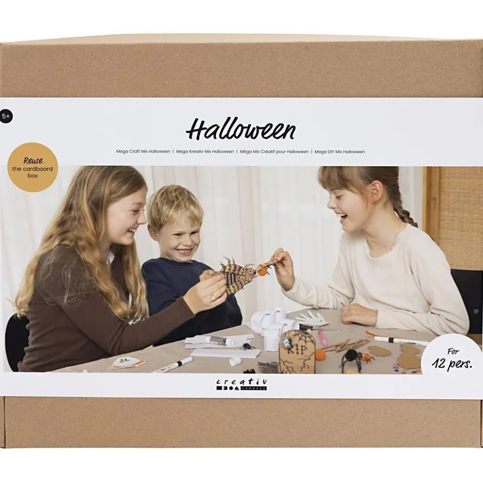 Creativ Company Mega Craft Mix Halloween| Creative Classroom Sets|Diy-Kits, Basic Items And Tools