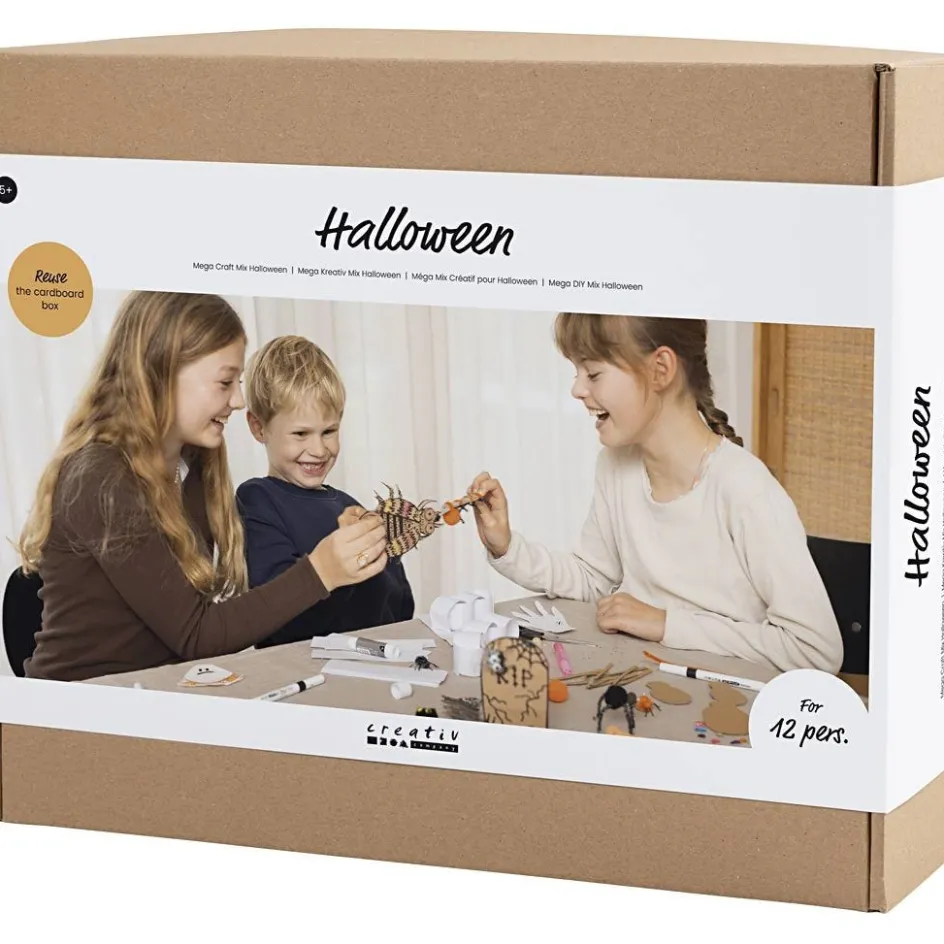 Creativ Company Mega Craft Mix Halloween| Creative Classroom Sets|Diy-Kits, Basic Items And Tools