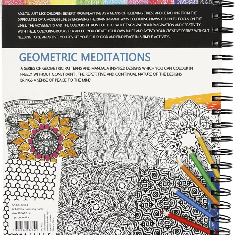 Creativ Company Mindfullness Colouring Book| Calendars, Notebooks And Colouring Books