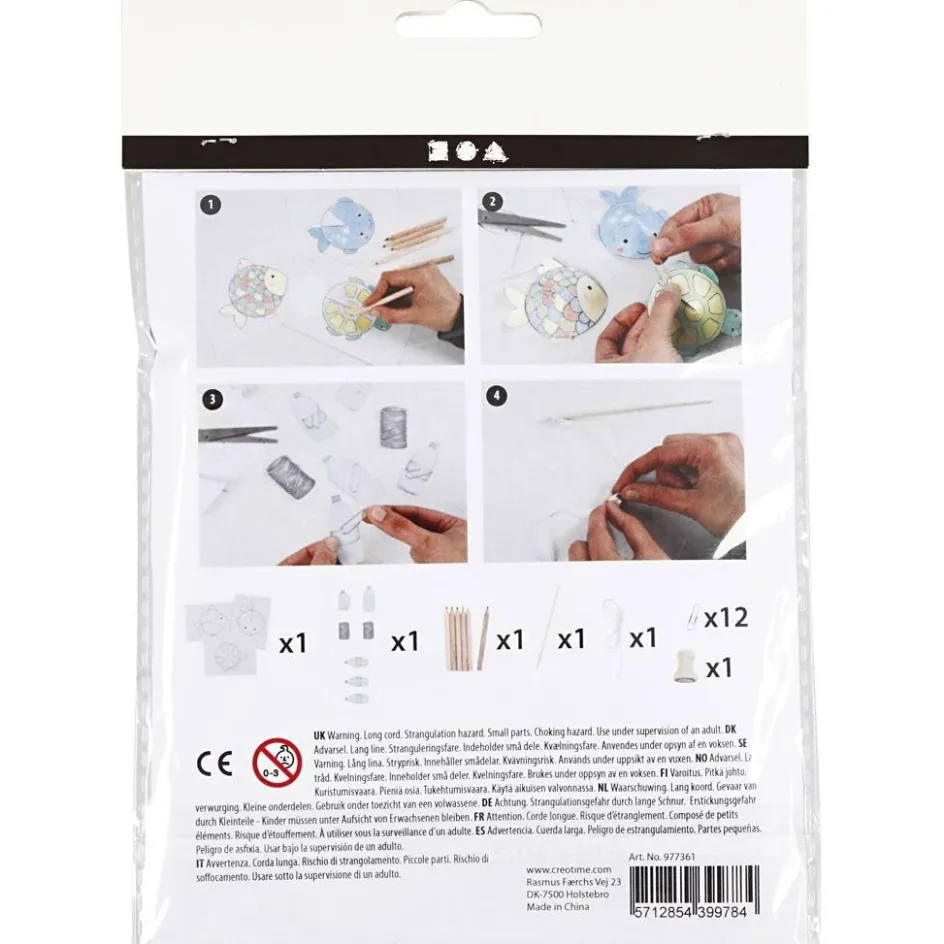 Creativ Company Mini Craft Kit| Paper And Card|Diy-Kits, Paper Crafts