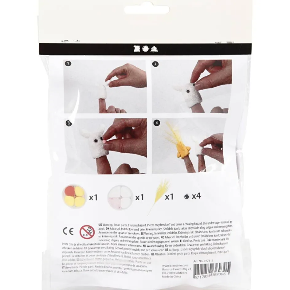 Creativ Company Mini Craft Kit| Air Drying Clay And Modelling Compounds|Diy-Kits, Modelling And Casting
