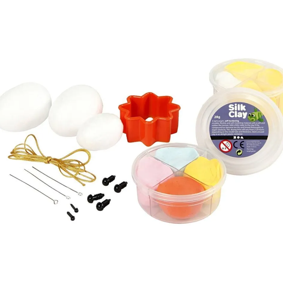 Creativ Company Mini Craft Kit| Air Drying Clay And Modelling Compounds|Diy-Kits, Modelling And Casting