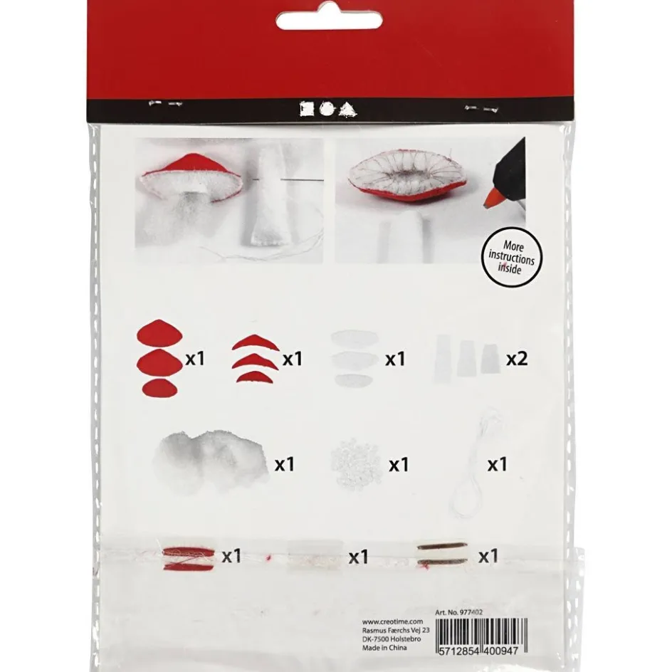 Creativ Company Mini Craft Kit| Felt And Fleece|Diy-Kits, Textiles And Yarn