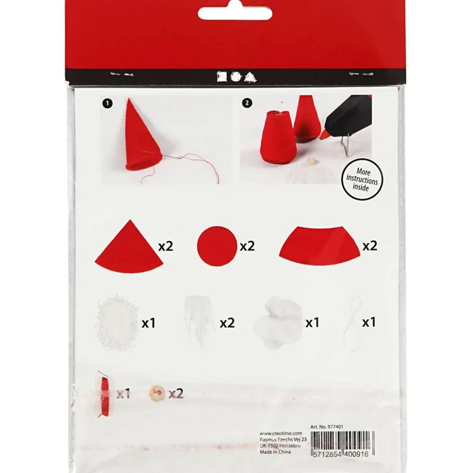 Creativ Company Mini Craft Kit| Felt And Fleece|Diy-Kits, Textiles And Yarn