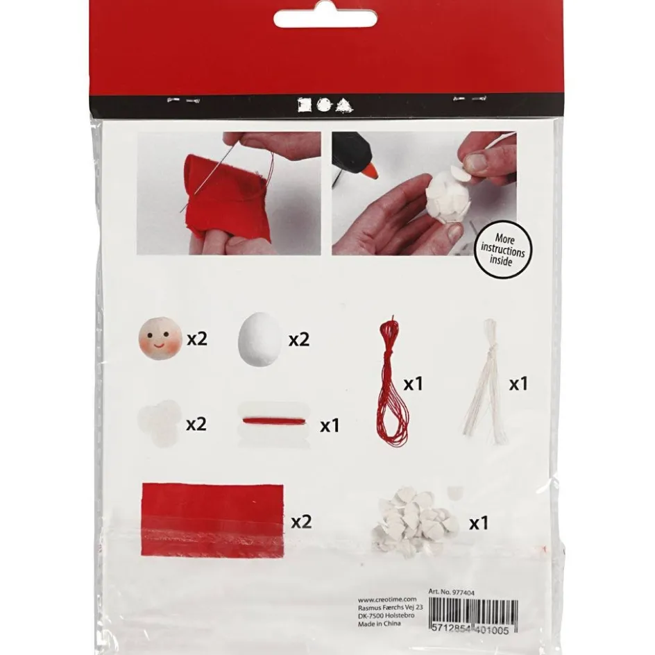 Creativ Company Mini Craft Kit| Felt And Fleece|Diy-Kits, Textiles And Yarn