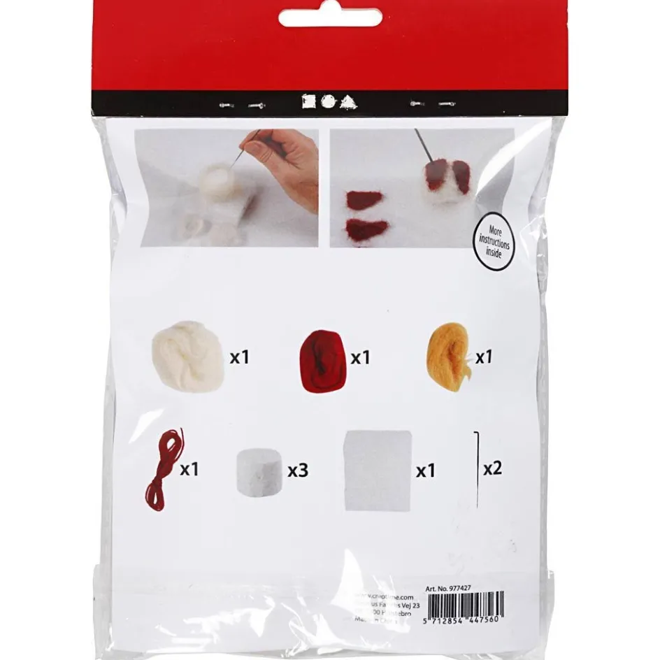 Creativ Company Mini Craft Kit| Wool|Diy-Kits, Textiles And Yarn