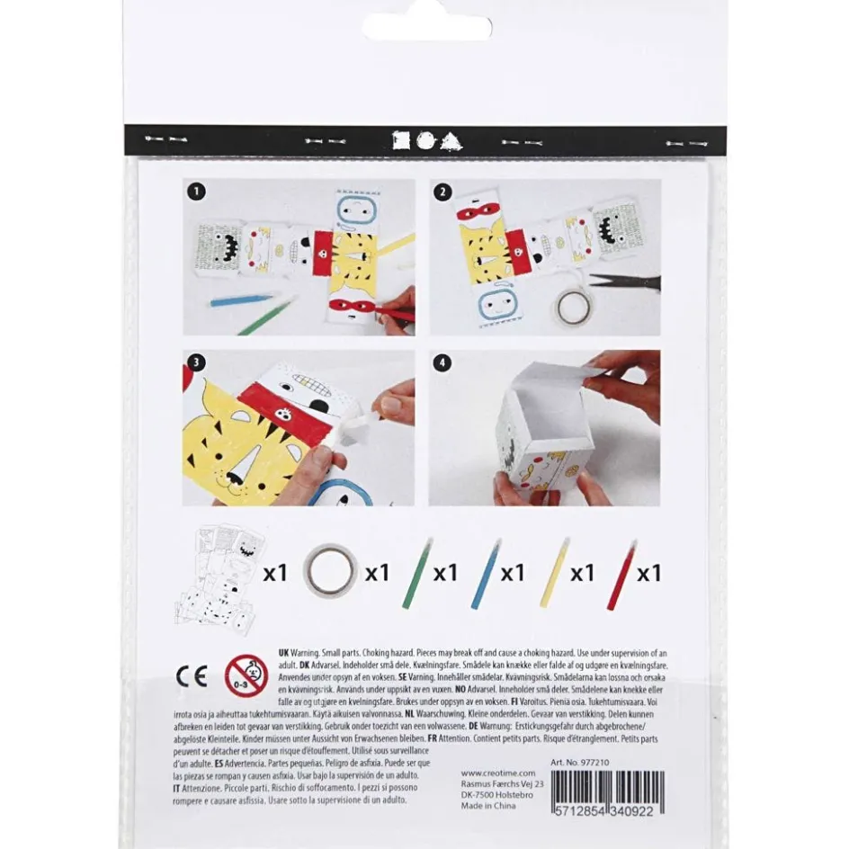 Creativ Company Mini Craft Kit| Advent Gifts And Calendar Gifts|Toys Made From Paper And Cardboard