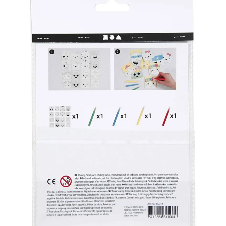 Creativ Company Mini Craft Kit| Advent Gifts And Calendar Gifts|Toys Made From Paper And Cardboard