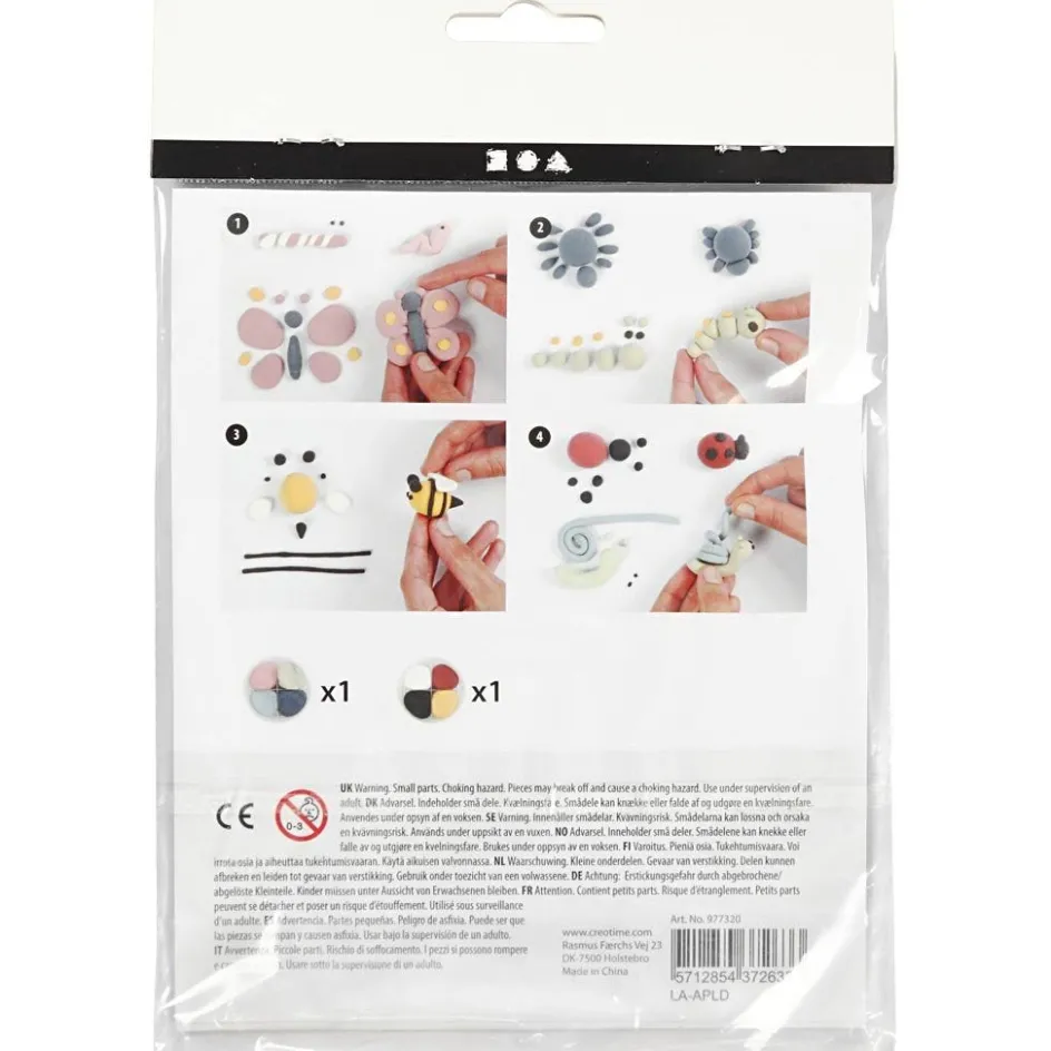 Silk Clay Mini Craft Kit| Advent Gifts And Calendar Gifts|Air Drying Clay And Modelling Compounds