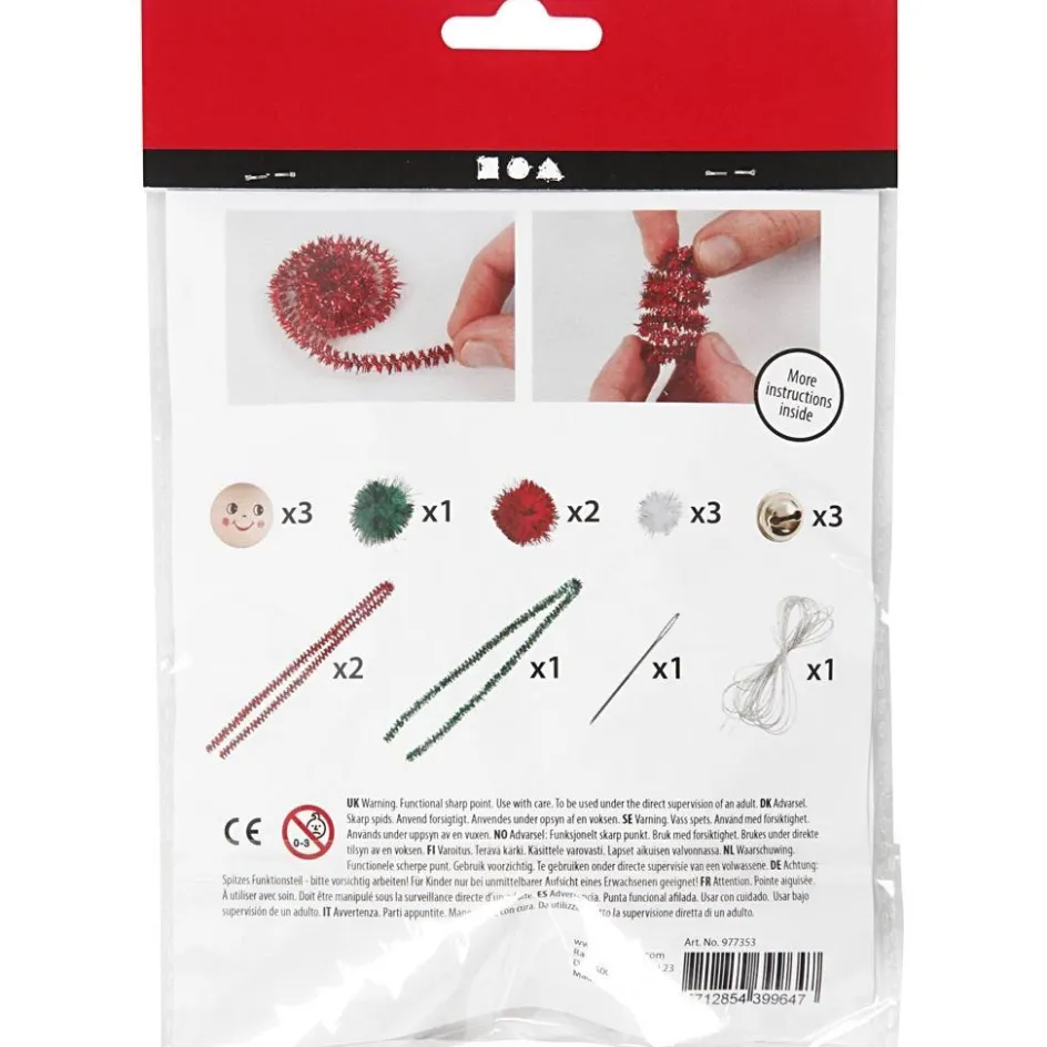 Creativ Company Mini Craft Kit| Advent Gifts And Calendar Gifts|Diy-Kits, Basic Items And Tools