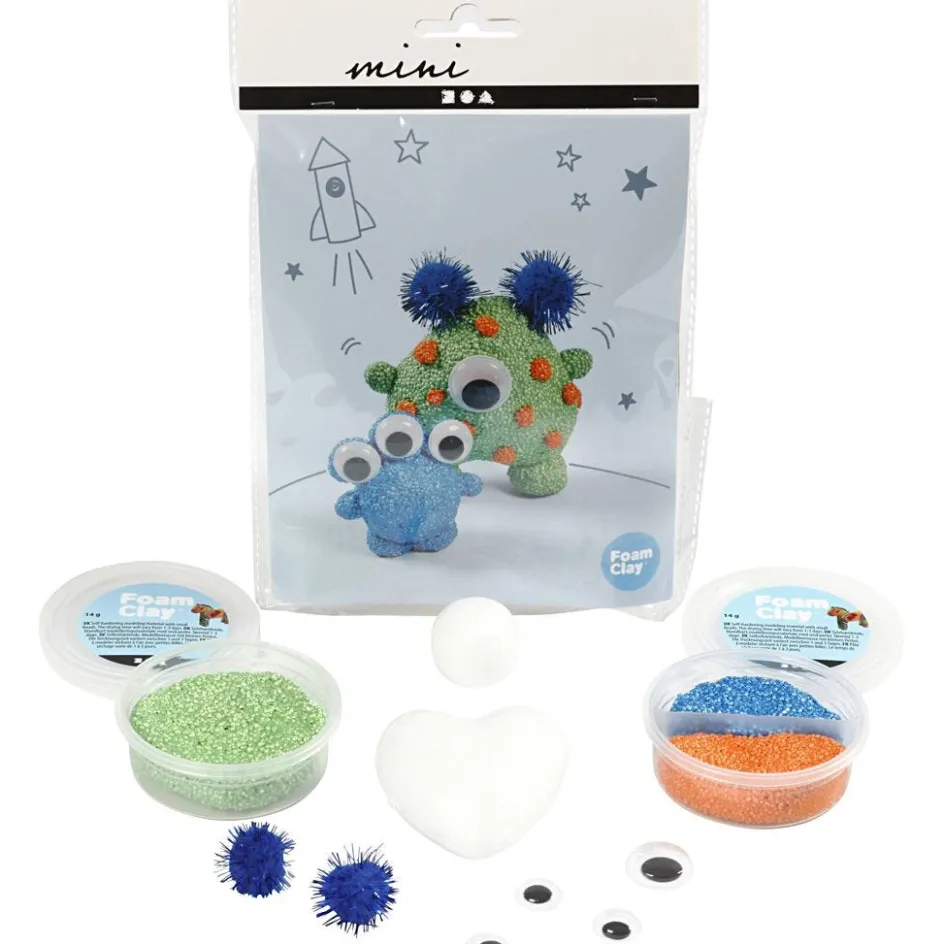 Creativ Company Mini Craft Kit| Advent Gifts And Calendar Gifts|Air Drying Clay And Modelling Compounds