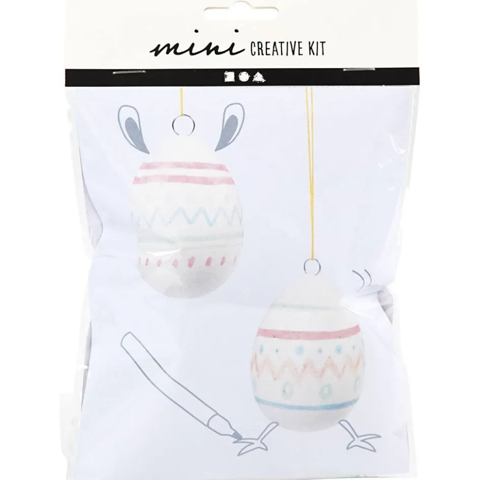 Creativ Company Mini Craft Kit| Figures, Eggs And Animals For Decorating|Diy-Kits, Items For Decoration