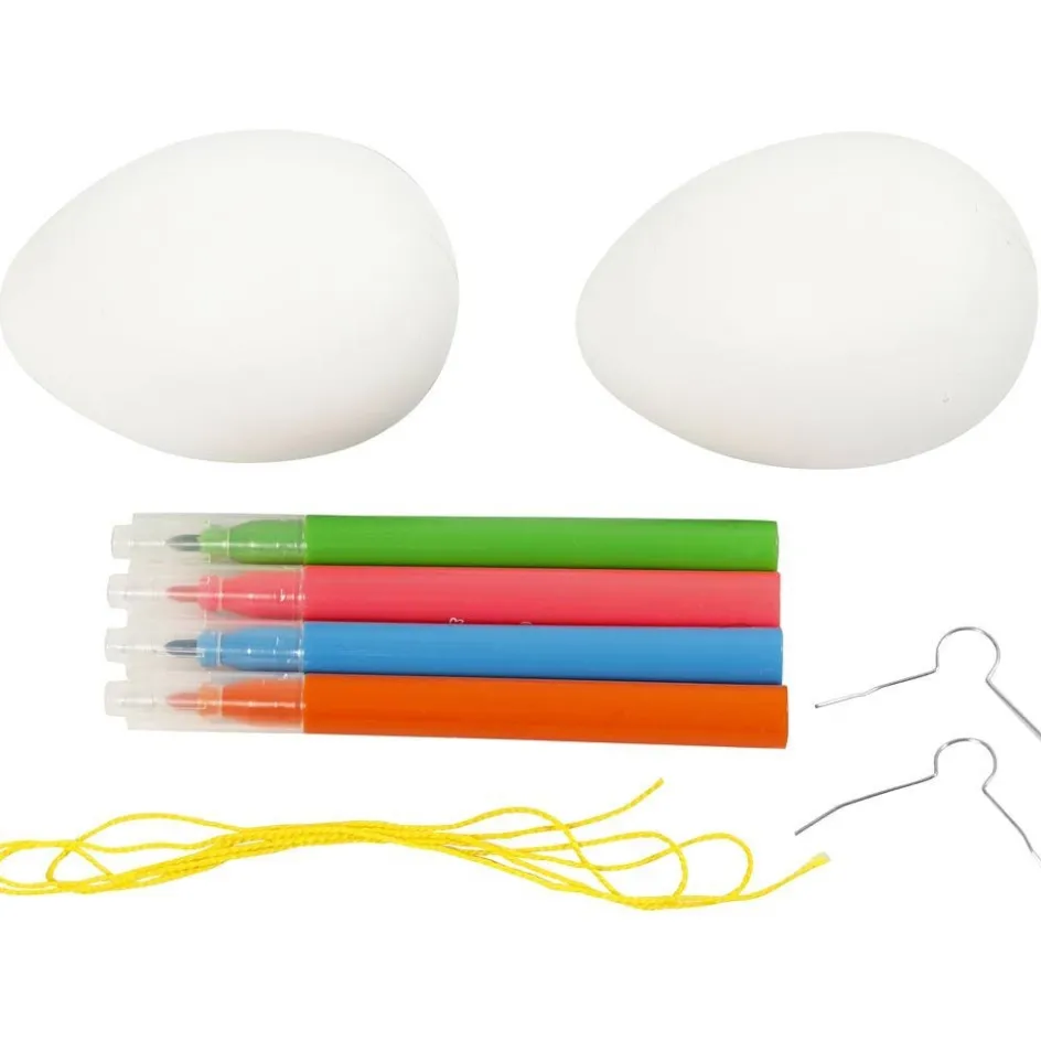 Creativ Company Mini Craft Kit| Figures, Eggs And Animals For Decorating|Diy-Kits, Items For Decoration