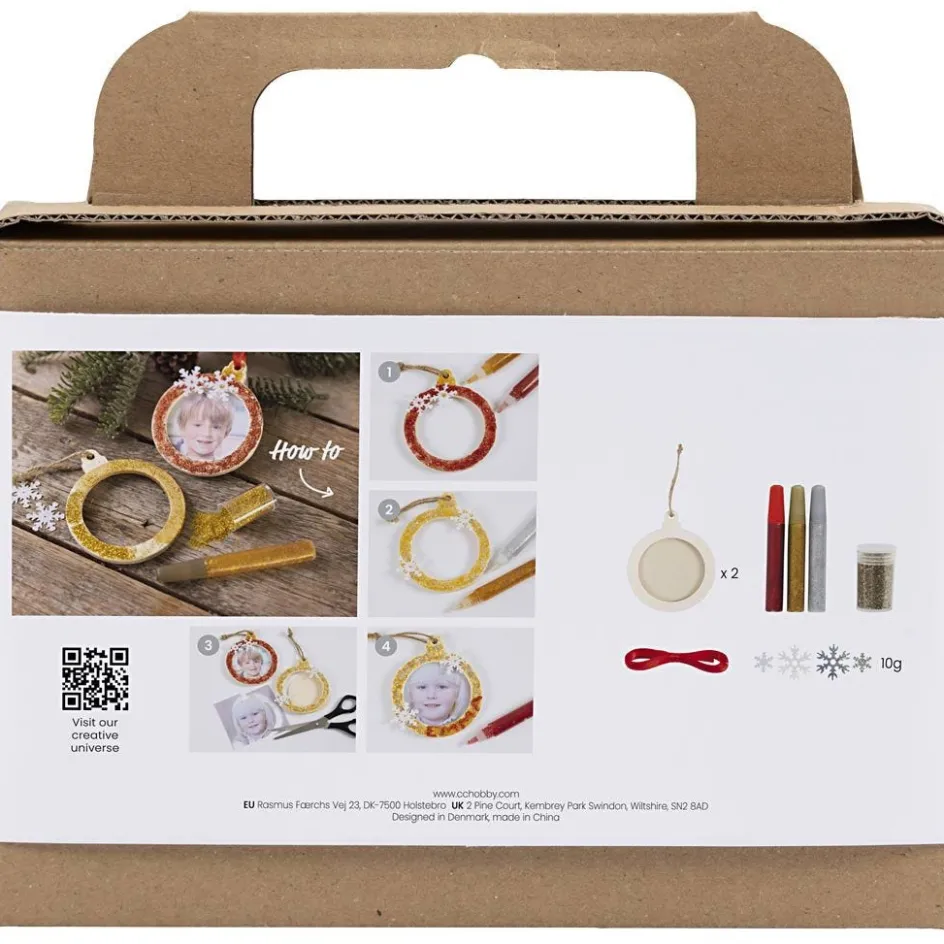 Creativ Company Mini Craft Kit Christmas Decorations| Diy-Kits, Items For Decoration