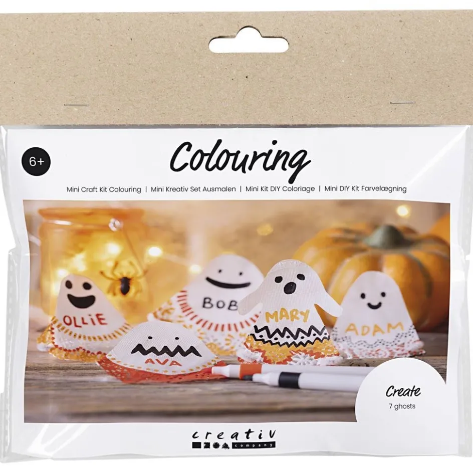 Creativ Company Mini Craft Kit Colouring| Felt Tips|Pencils And Chalks