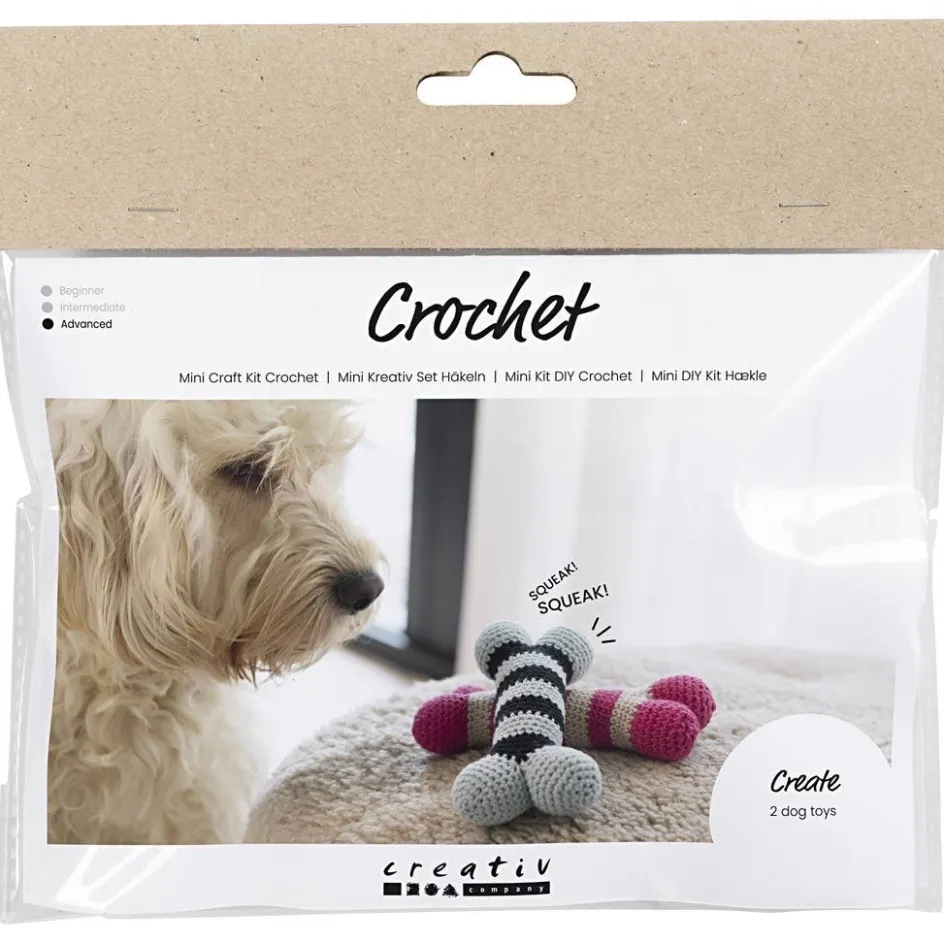 Creativ Company Mini Craft Kit Crochet| Yarn|Diy-Kits, Textiles And Yarn