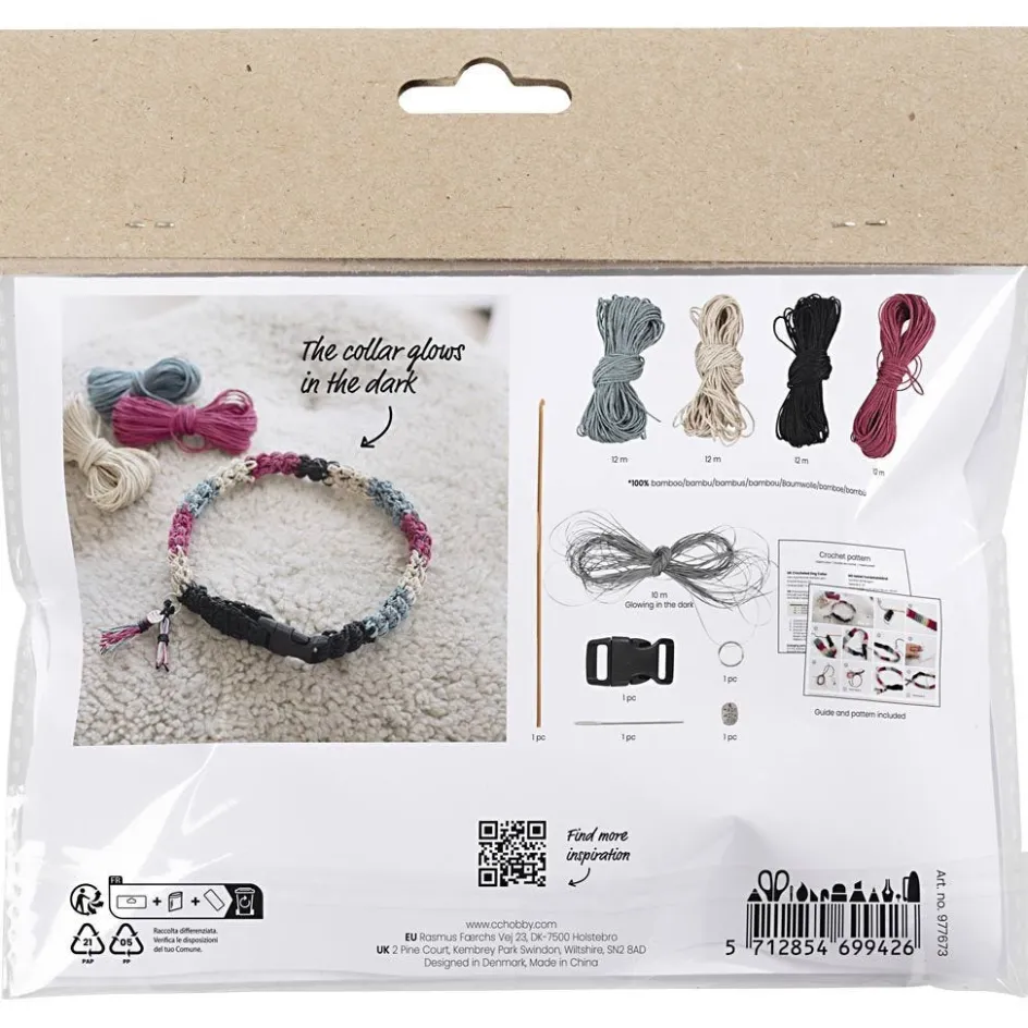 Creativ Company Mini Craft Kit Crochet| Yarn|Diy-Kits, Textiles And Yarn