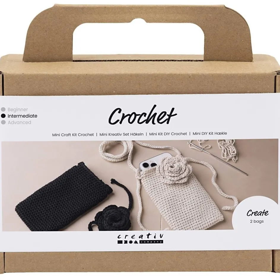 Creativ Company Mini Craft Kit Crochet| Yarn|Diy-Kits, Textiles And Yarn