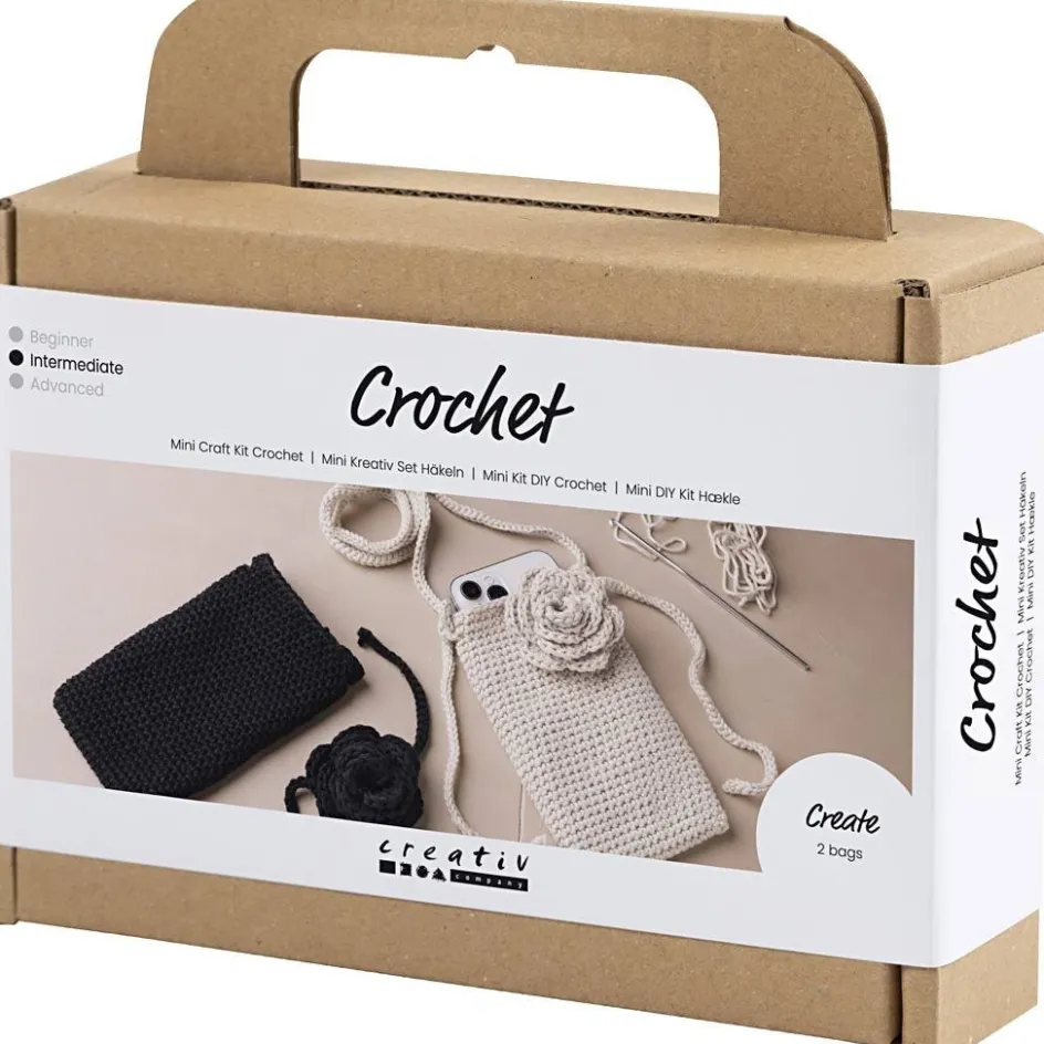 Creativ Company Mini Craft Kit Crochet| Yarn|Diy-Kits, Textiles And Yarn