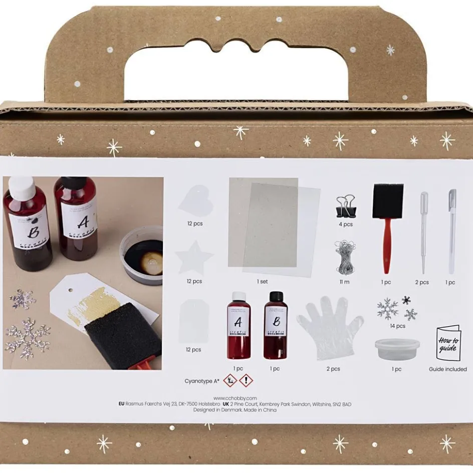 Creativ Company Mini Craft Kit Cyanotype| Diy-Kits, Paints And Painting Accessories