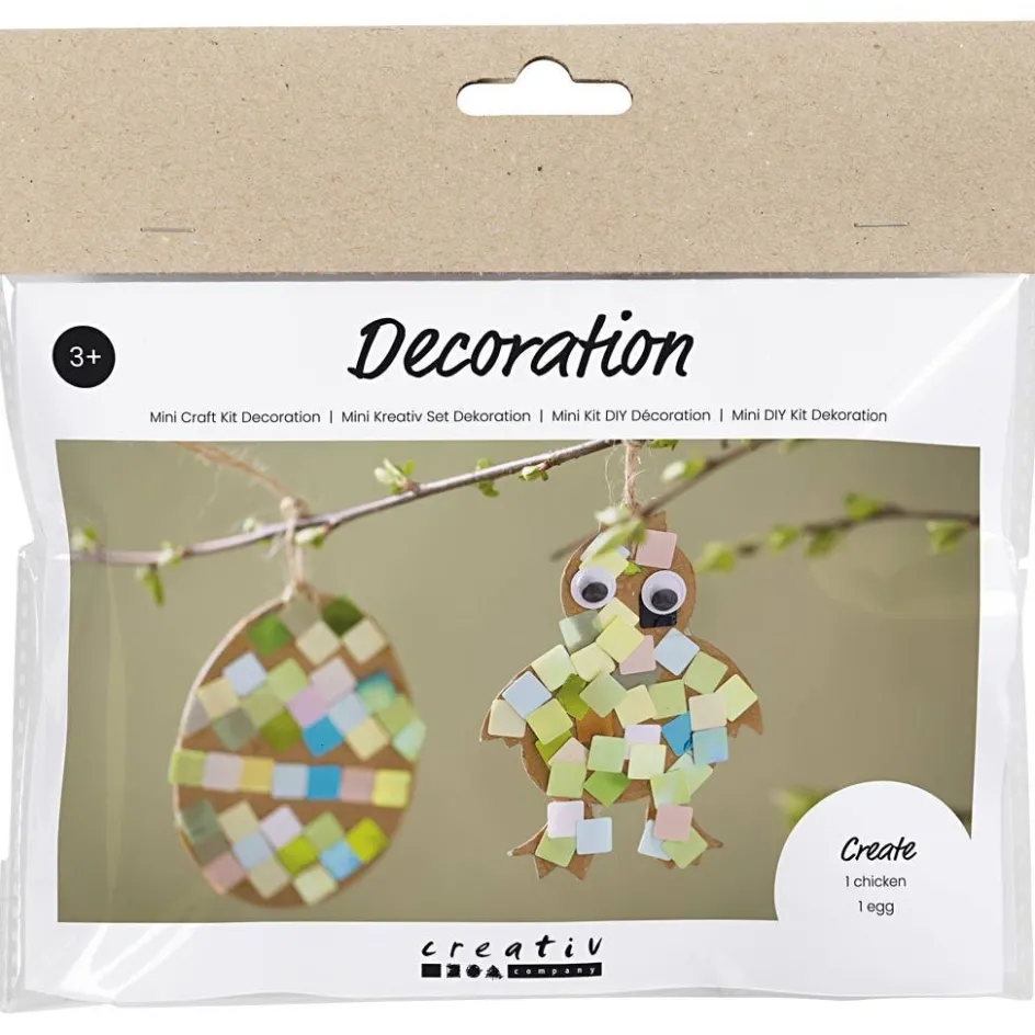Creativ Company Mini Craft Kit Decoration| Diy-Kits, Basic Items And Tools
