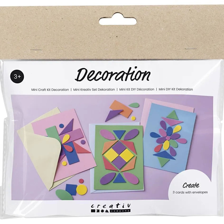 Creativ Company Mini Craft Kit Decoration| Cards And Envelopes|Diy-Kits, Party, Cards And Gift Wrap