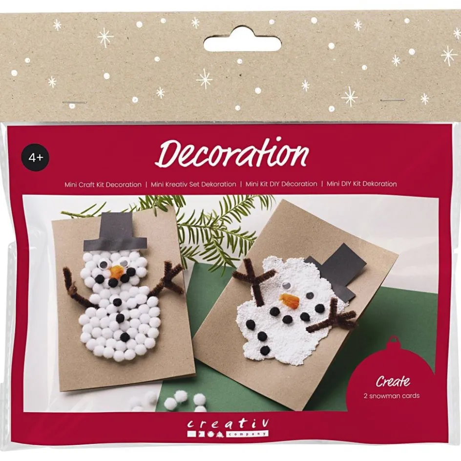 Creativ Company Mini Craft Kit Decoration| Cards And Envelopes|Diy-Kits, Party, Cards And Gift Wrap