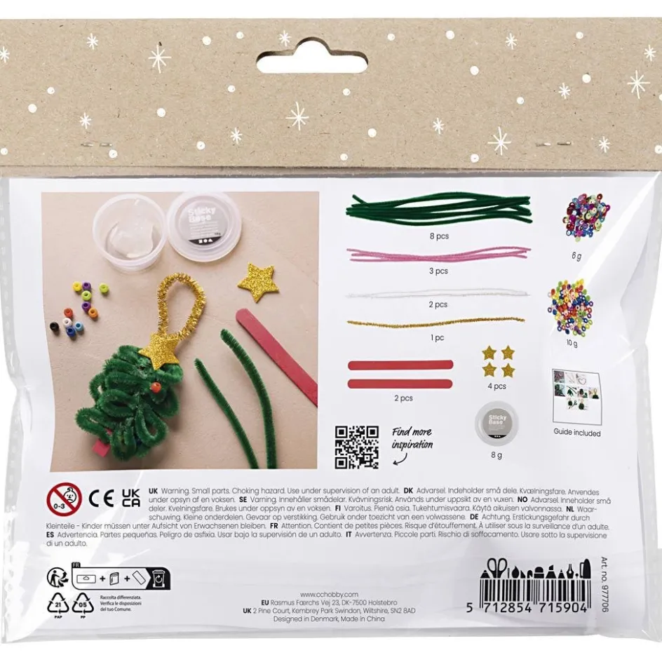 Creativ Company Mini Craft Kit Decoration| Diy-Kits, Basic Items And Tools