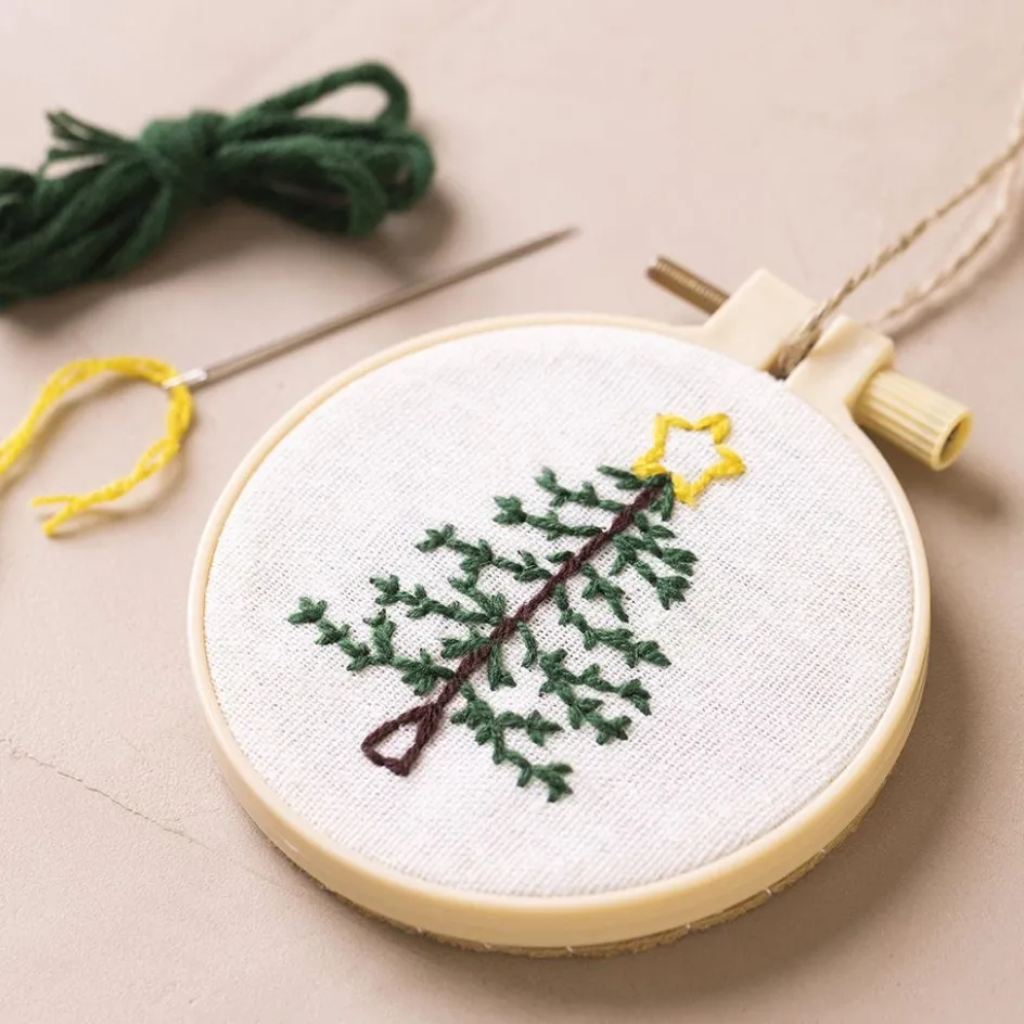 Creativ Company Mini Craft Kit Embroidery| Embroidery And Needle Punch|Diy-Kits, Textiles And Yarn