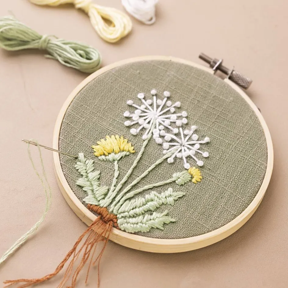 Creativ Company Mini Craft Kit Embroidery| Embroidery And Needle Punch|Diy-Kits, Textiles And Yarn