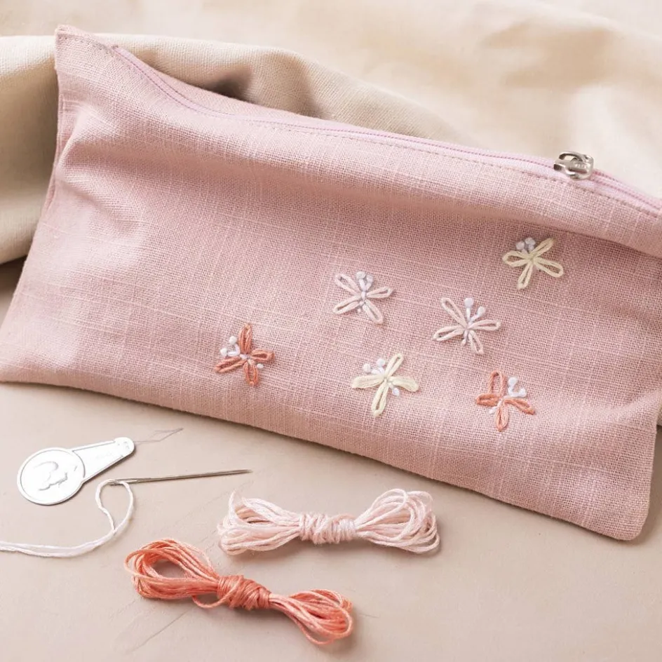 Creativ Company Mini Craft Kit Embroidery| Embroidery And Needle Punch|Diy-Kits, Textiles And Yarn