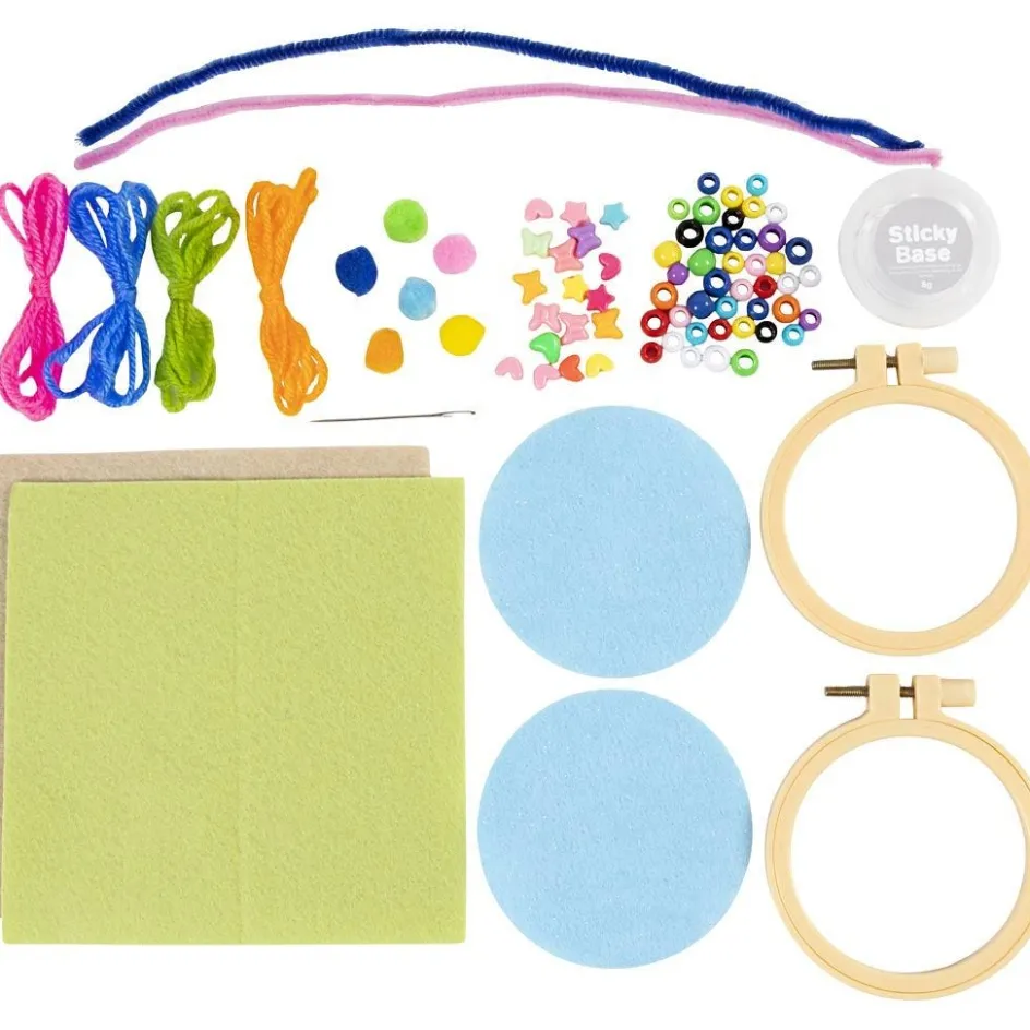 Creativ Company Mini Craft Kit Embroidery| Embroidery And Needle Punch|Diy-Kits, Textiles And Yarn