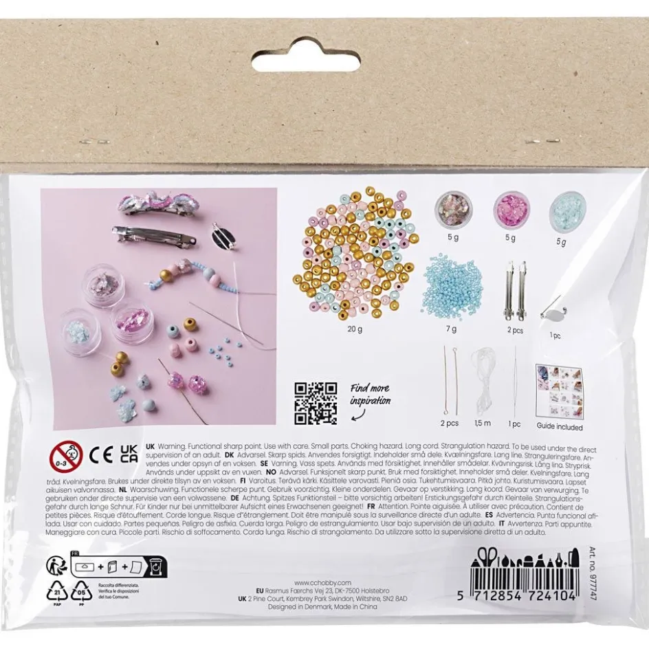 Creativ Company Mini Craft Kit Jewellery| Beads|Diy-Kits, Beads And Jewellery Making
