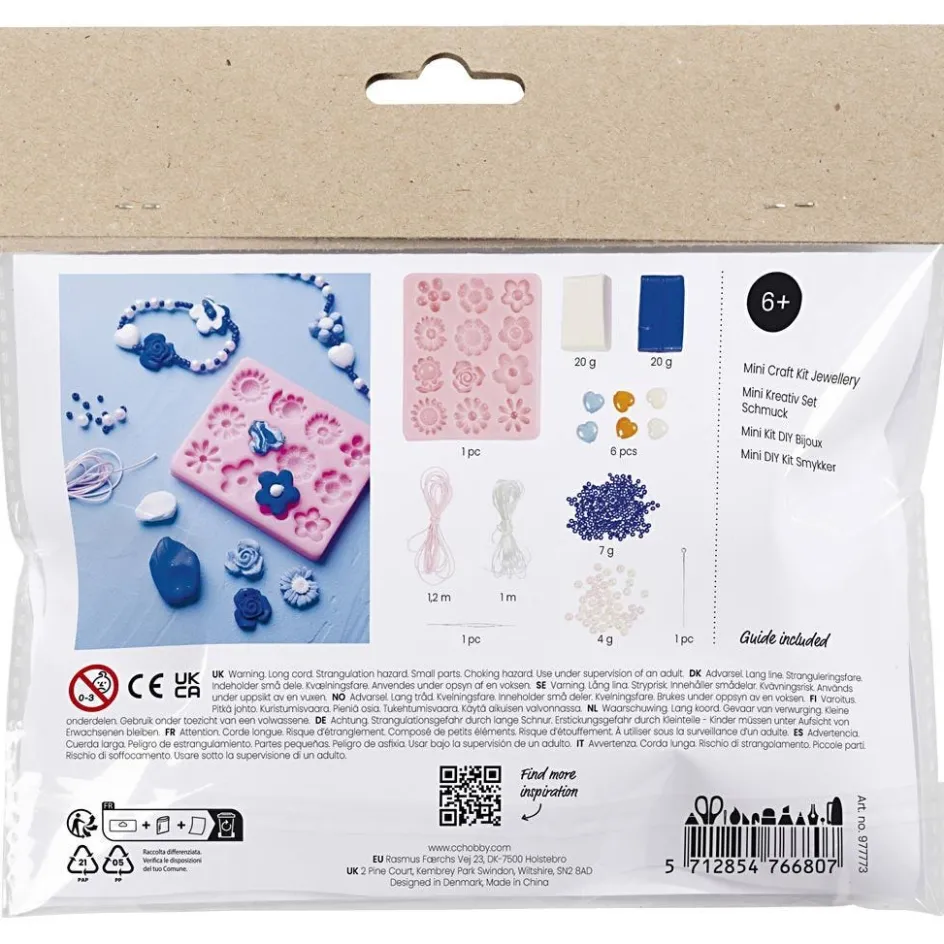 Creativ Company Mini Craft Kit Jewellery| Beads|Diy-Kits, Beads And Jewellery Making
