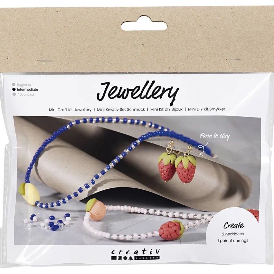 Creativ Company Mini Craft Kit Jewellery| Beads|Diy-Kits, Beads And Jewellery Making