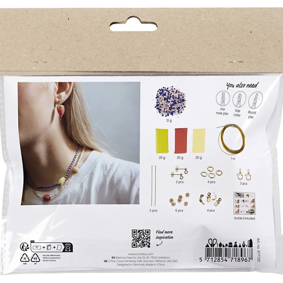 Creativ Company Mini Craft Kit Jewellery| Beads|Diy-Kits, Beads And Jewellery Making