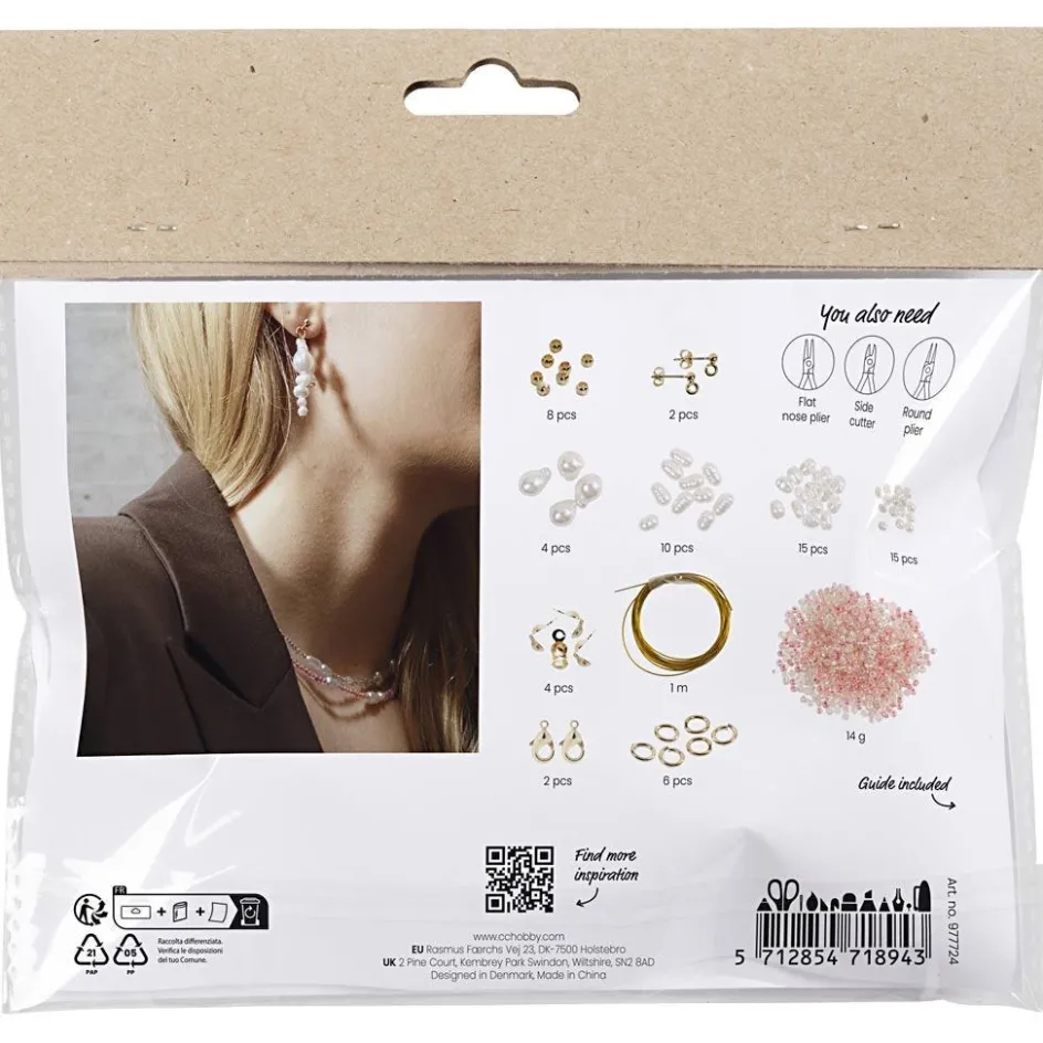 Creativ Company Mini Craft Kit Jewellery| Beads|Diy-Kits, Beads And Jewellery Making