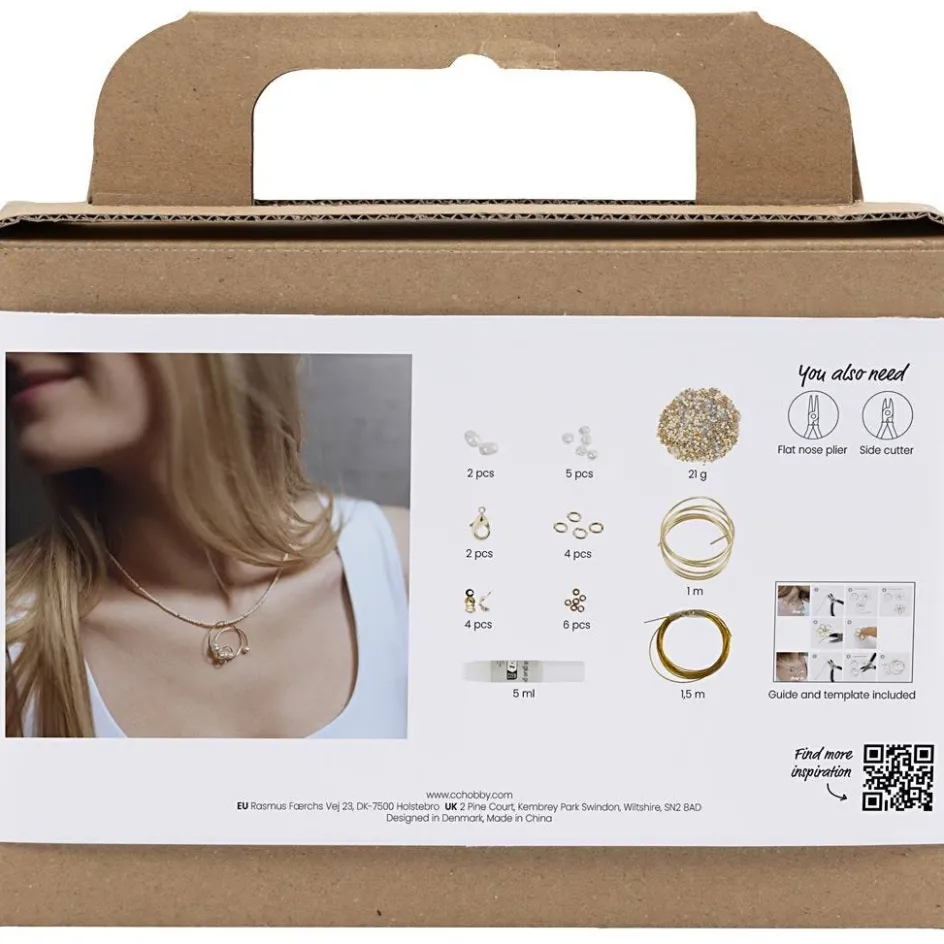 Creativ Company Mini Craft Kit Jewellery| Beads|Diy-Kits, Beads And Jewellery Making